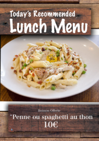 Penne ou spaghetti au thon