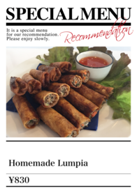 Homemade Lumpia