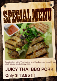 JUICY THAI BBQ PORK